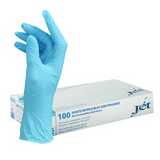 GANTS JETABLES NITRILE BLEU T7 SMALL (BTE 100)